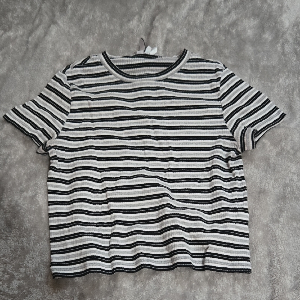 Striped Black and White T-Shirt